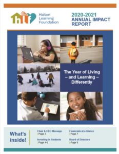 Annual report cover 2021
